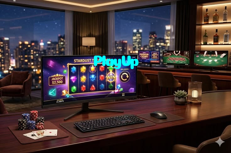 available types of PlayUp bet including pre-match live express and system bets